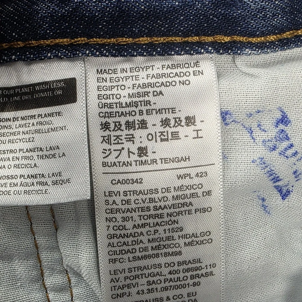 Levis 501 XX Shorts Mens Size 36 Blue Denin Jorts Bottoms